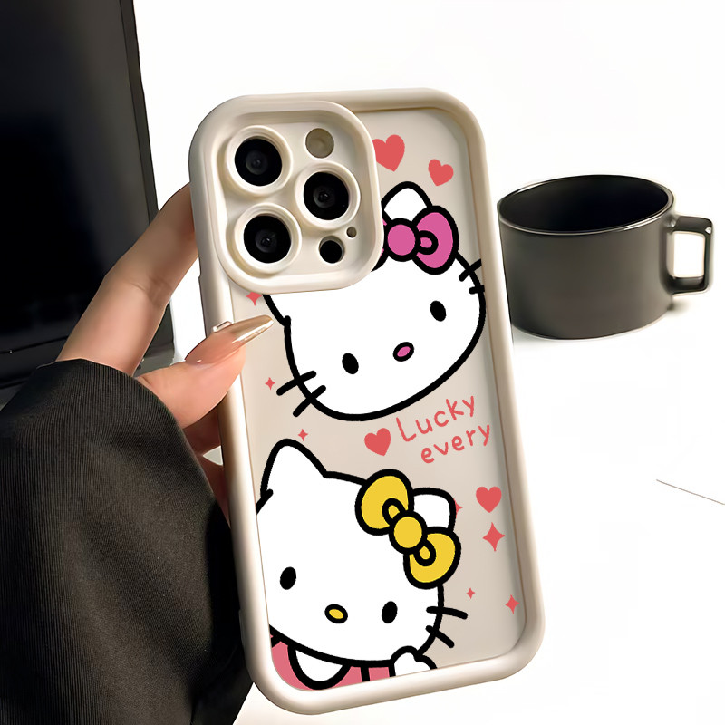 Ốp Lưng Cung Hello Kitty cho OPPO A9 2020/A5S/A3S/A3X/A5 pro/A15/A16/A16K/A17 TPU Soft Shell chống n