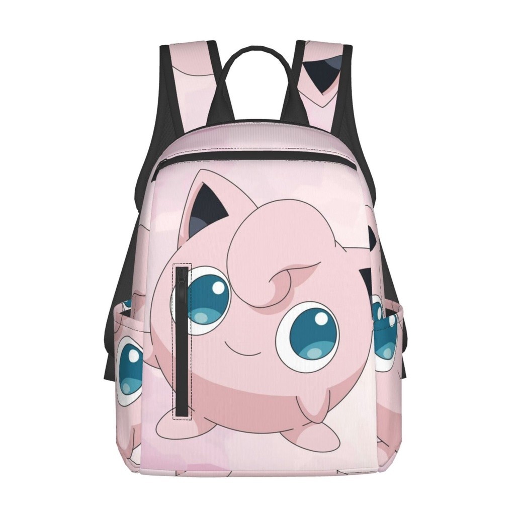 FE2 Pokemon Jigglypuff Ba lô nhẹ Túi đi học trẻ em dung tích lớn Ba lô giải trí