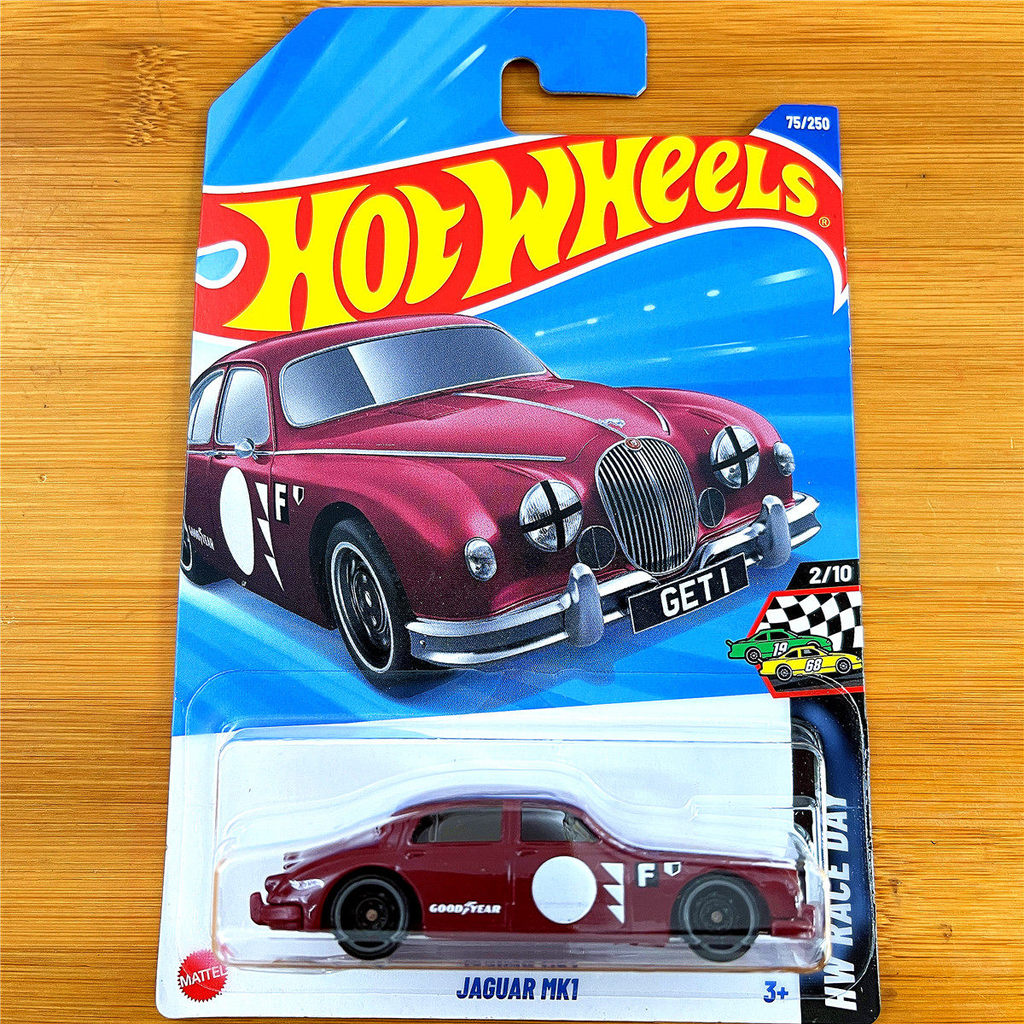 HOTWHEELS Hot Wheels Hợp Kim Xe Thể Thao Nhỏ Mẫu 25CG JAGUAR JAGUAR MK1 Retro Cổ Điển Xe Siêu Xe