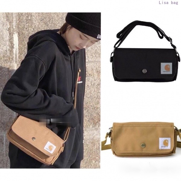 PA2 Hàng có sẵn Miễn phí Vận chuyển Carhartt Túi nhỏ đeo vai Cặp đôi vải Canvas Nhật Bản Phong cách 