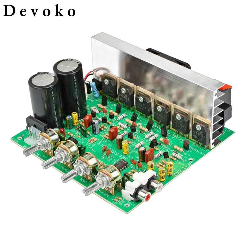 Loa siêu trầm Mini 200W 2.1 kênh Bảng khuếch đại âm thanh công suất cao Mô-đun DIY