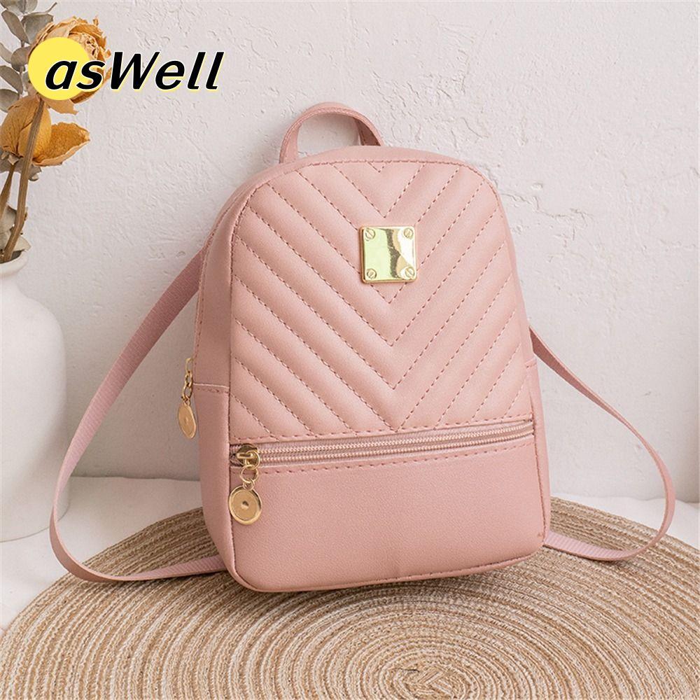 Túi đi học ASWELL Da PU Ba lô thời trang nữ
