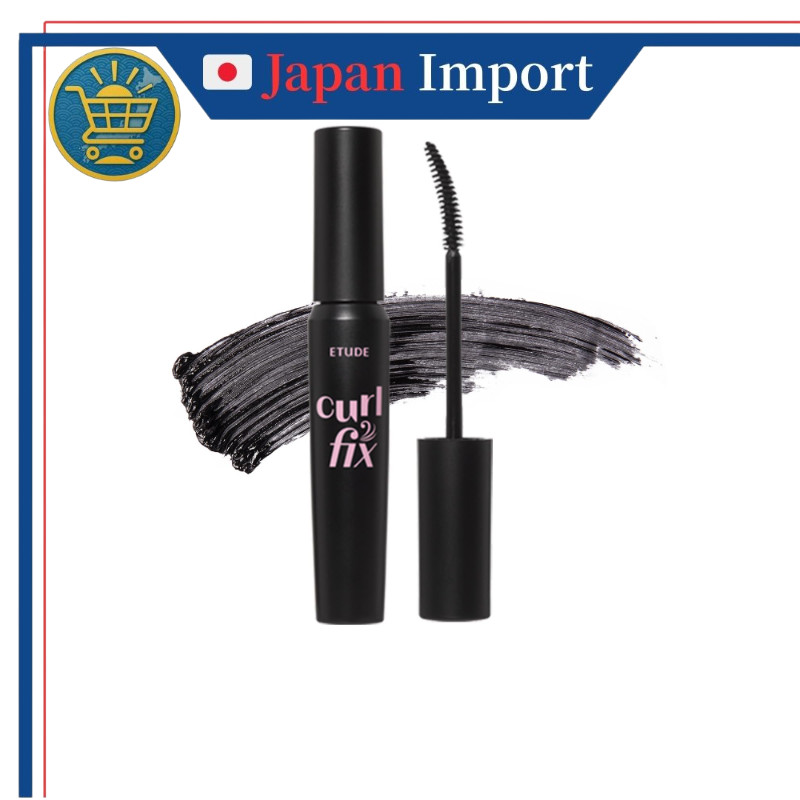 ETUDE [Chính hãng ETUDE] Mascara Curl Fix Mascara Chống thấm nước Giữ cong (Đen dày, Sản phẩm rời)【O