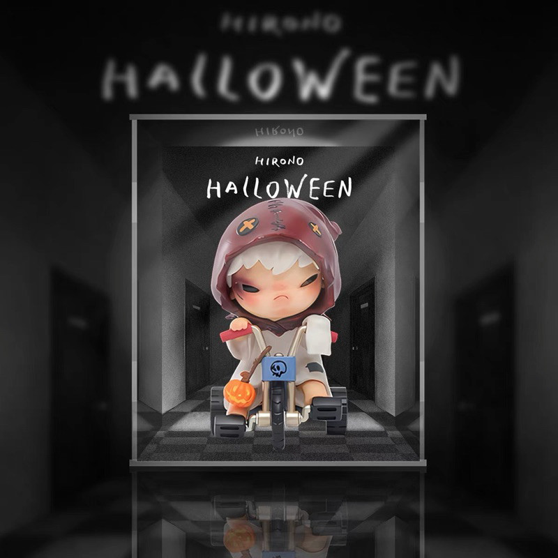 Hirono Halloween Hộp Mẫu Acrylic Cho Đồ Chơi Nghệ Thuật Tủ Trưng Bày