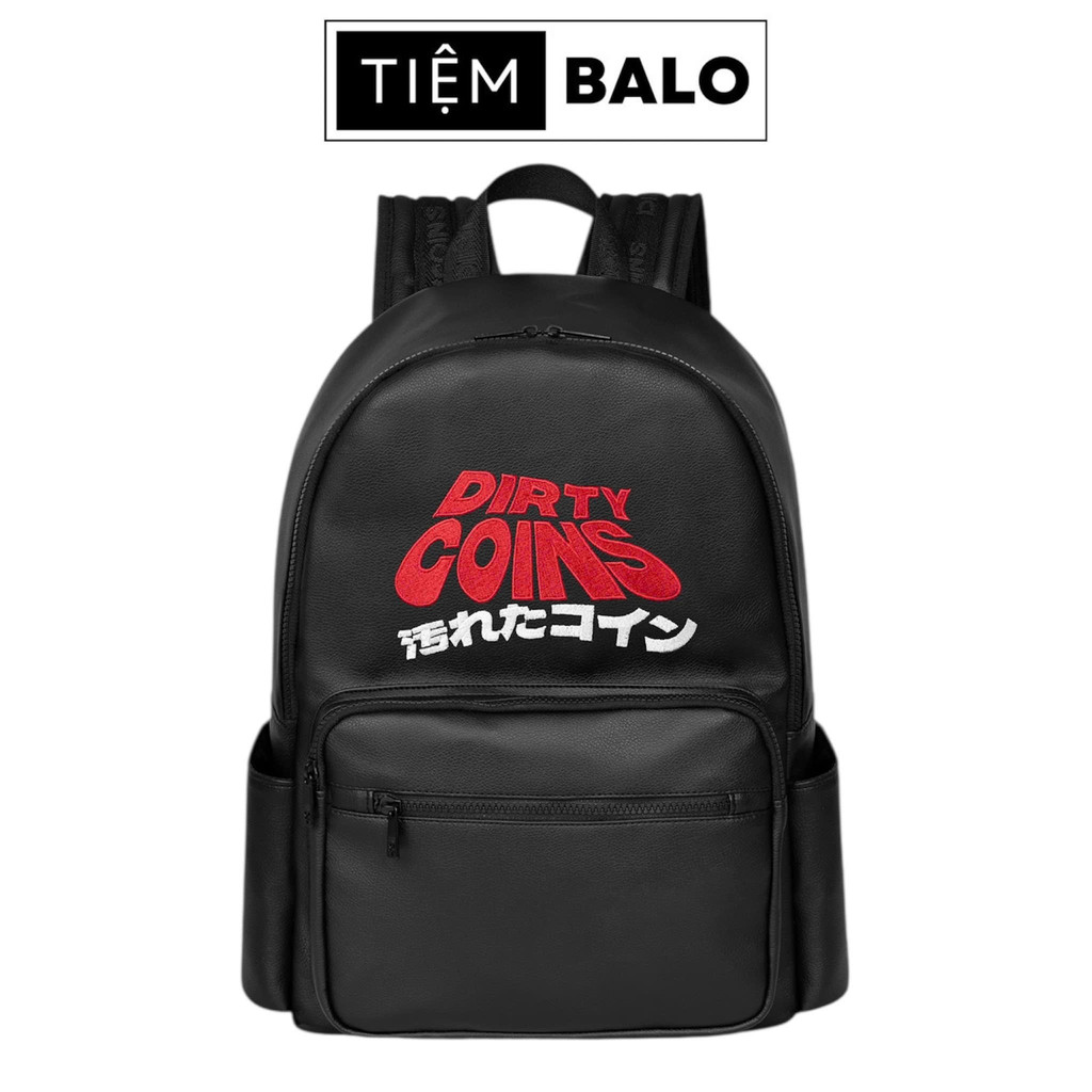 Balo DTC Dico Wavy Backpack V3 Chất Da PU Trượt Nước Đựng Vừa Laptop 15,6 Inch Cặp Da Đi Học TIỆM BA