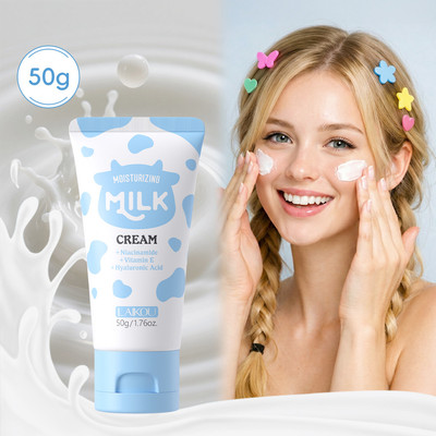 Kem Dưỡng Ẩm Sữa LAIKOU 50g - Dưỡng & Làm Sáng Cường Độ Cao Với Niacinamide & Axit Hyaluronic Cho Mọi Loại Da