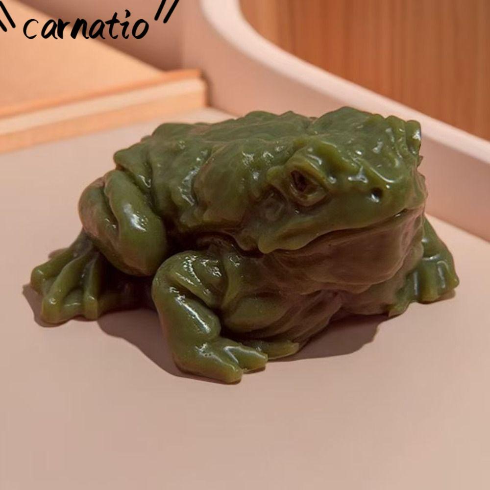 CARNATIO Ếch SimulationToy, Mềm Dính Ếch Bóp, Ngộ nghĩnh Giảm Căng Thẳng Con cóc Bóp Đồ Chơi Đồ Chơi