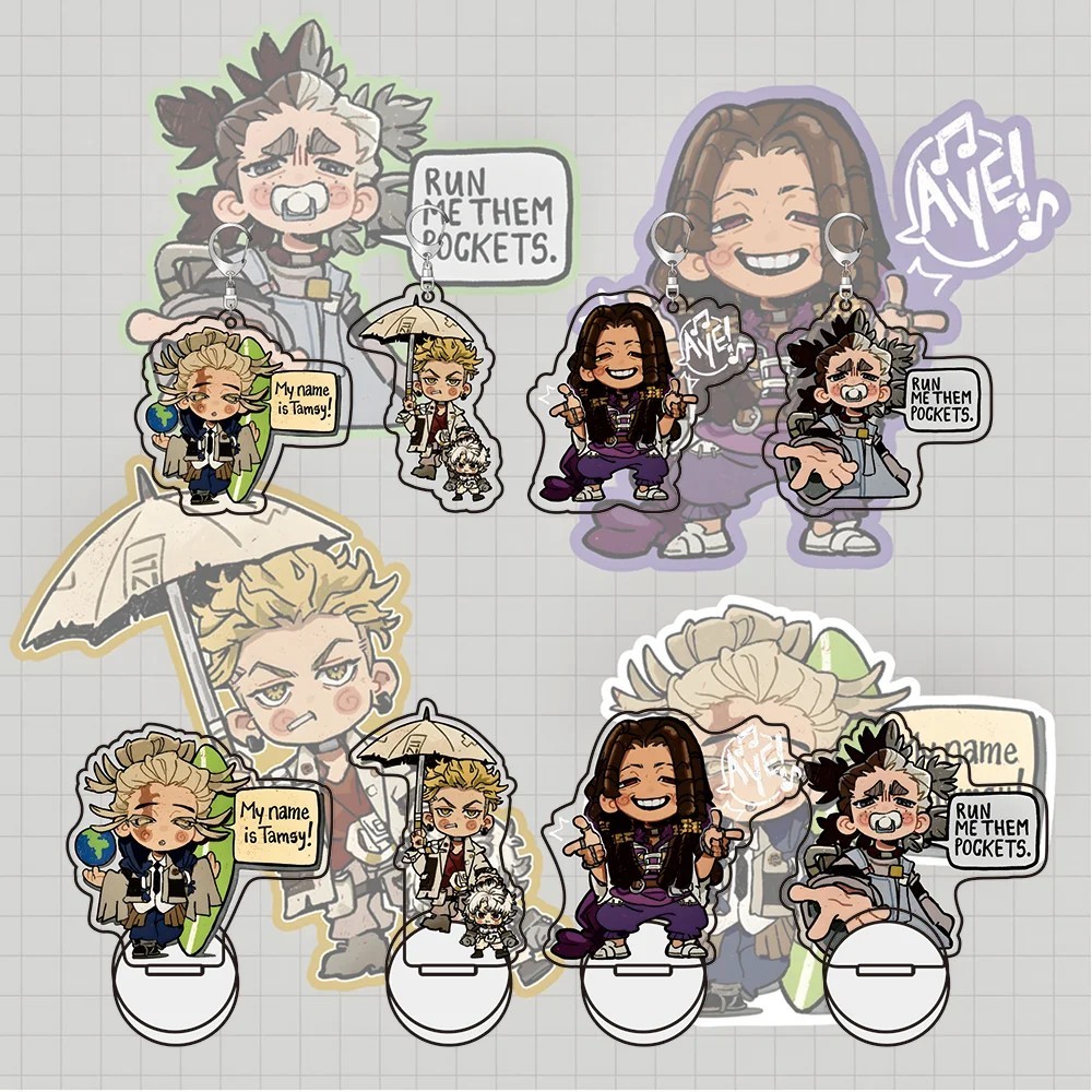 Standee Reverse 1999 Mô hình Mica Acrylic Chibi Trang Trí Bàn Học Móc Khóa Game Reverse 1999 Q Versi