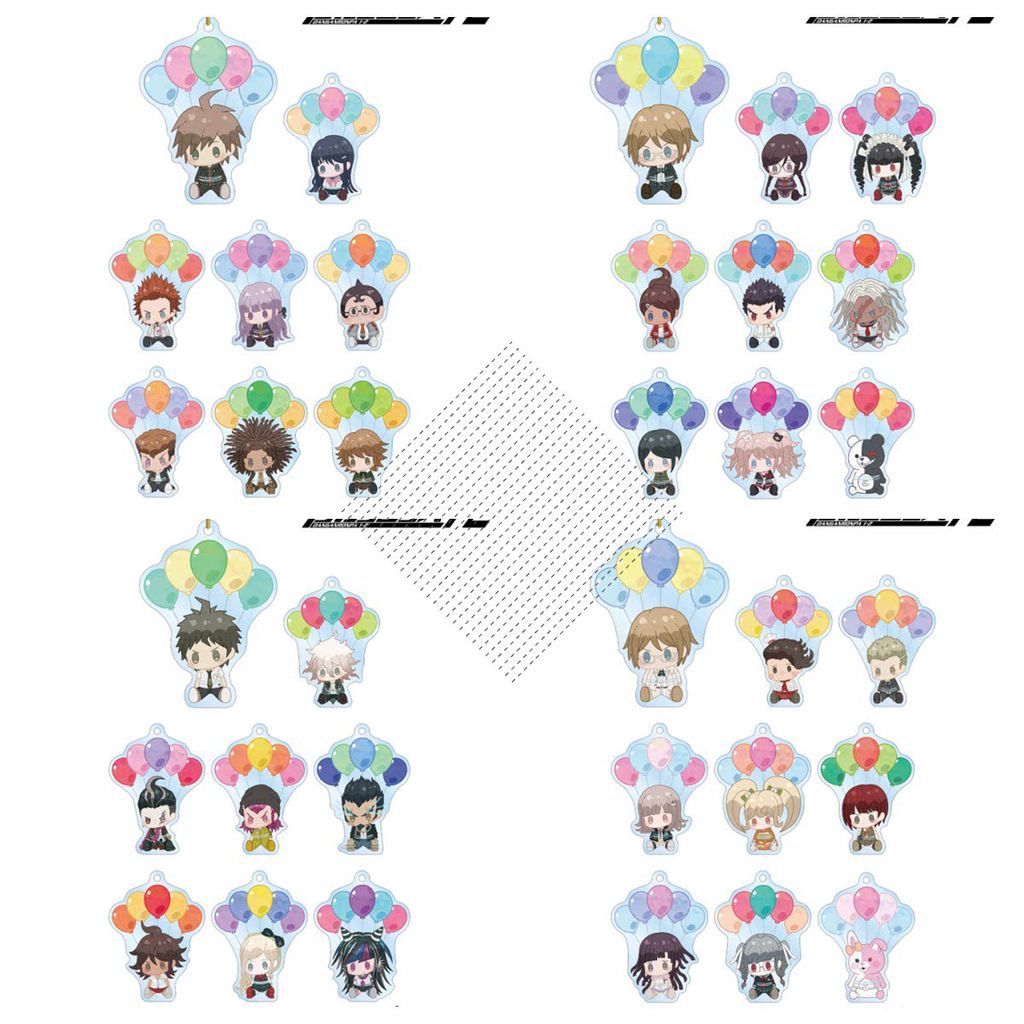 Trò Chơi Danganronpa Acrylic Móc Khóa Búp Bê Anime Kokichi Ouma Chiaki Nanami Cosplay Quà Tặng