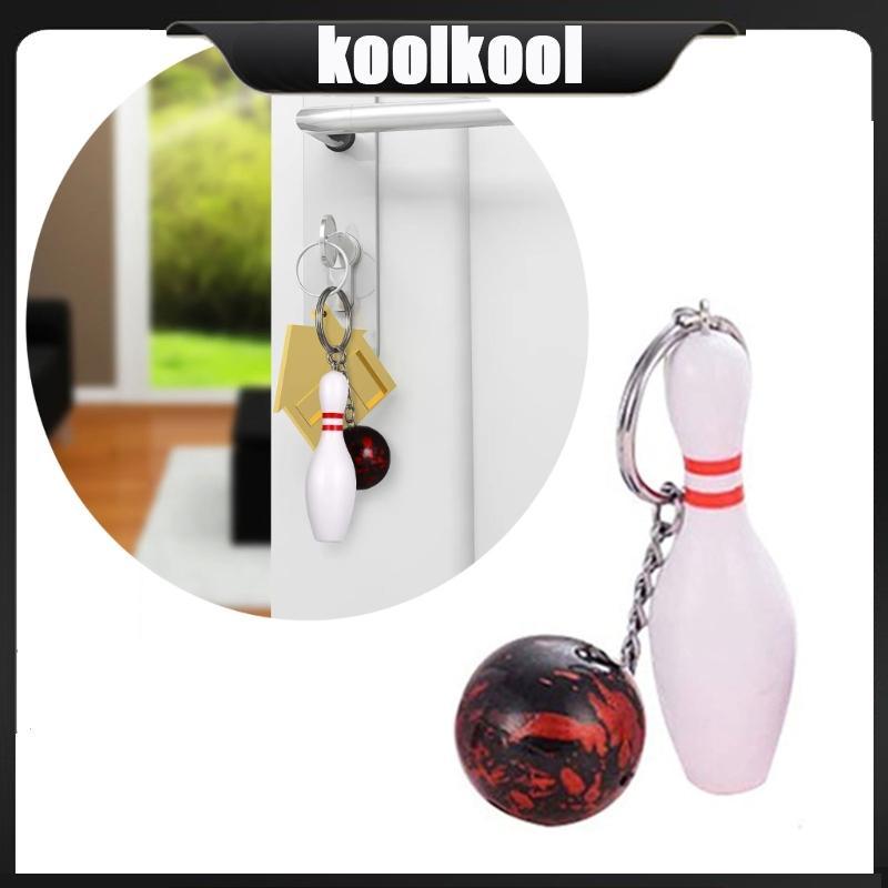 Kool Sport Móc Khóa Bowling Pin Móc Khóa Bowling Móc Khóa Túi Sáng Tạo Móc Chìa Khóa Xe Hơi