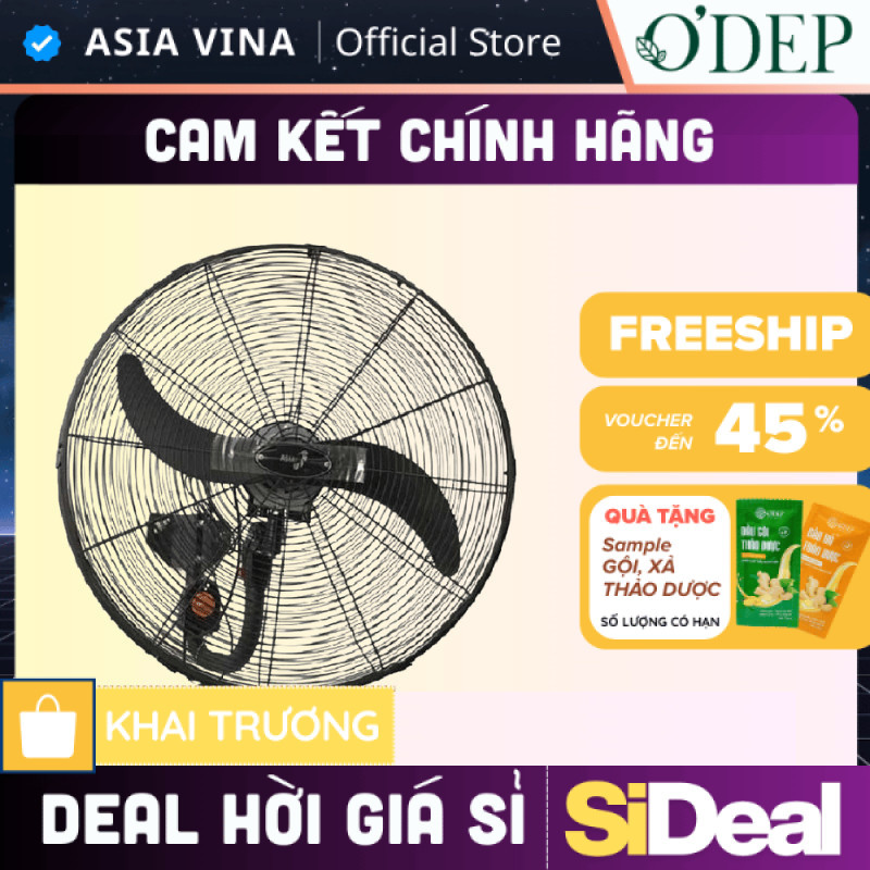 Quạt treo công nghiệp Asia 120W, 3 tốc độ, gió mạnh, dây kéo điều chỉnh L24001-DV0 - SIDEAL SIA