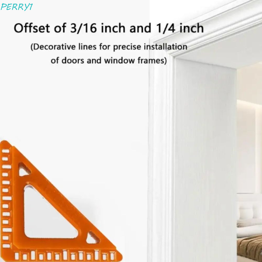 PERRY Trim Spacer Tool, 1 / 4 "Offsets Molded Plastic Woodworking Spacer, Gauges Tool Kích thước nhỏ