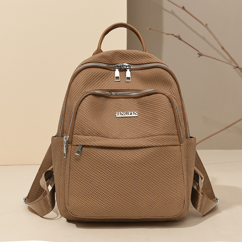 Authentic women's casual backpack, cross-border foreign trade trendy new large-capacity nylon travel