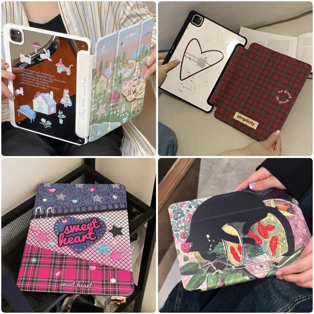 Dành Cho iPad 11 inch 2025 2024 Air Pro 11 12.9 13 M2 M3 M4 Cover 10.2 7th 8th 9th Thế Hệ 10 Air 4 5