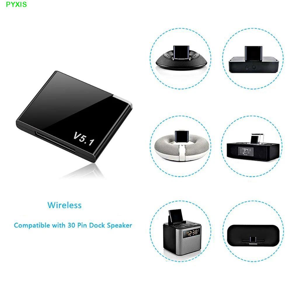 Bộ thu âm thanh PYXIS 5.1, Bộ chuyển đổi không dây Bluetooth 5.1 30 chân Dock Bluetooth, Loa Analog 