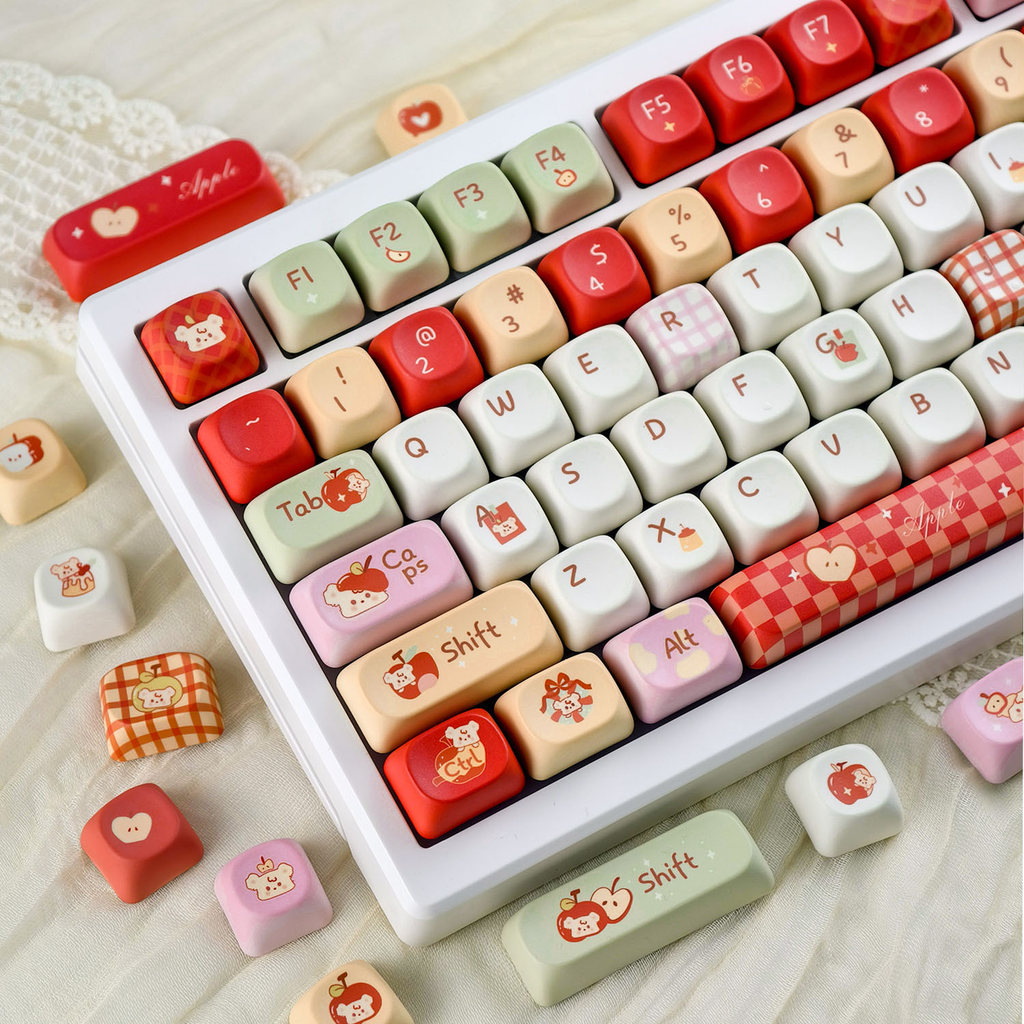 [Tiếng Anh / Thái / Hàn Quốc] MAIMOOO A Cắn Của Apple Keycap MOA / Cherry Profile 120 Phím PBT Dễ Th