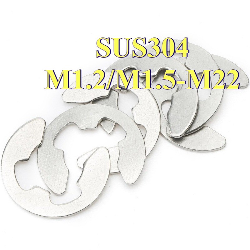 Vòng giữ mở bằng thép không gỉ 304 GB896E Loại Snap Spring, Mở Snap Ring Snap M1.2 / M1.5-M22 SYA