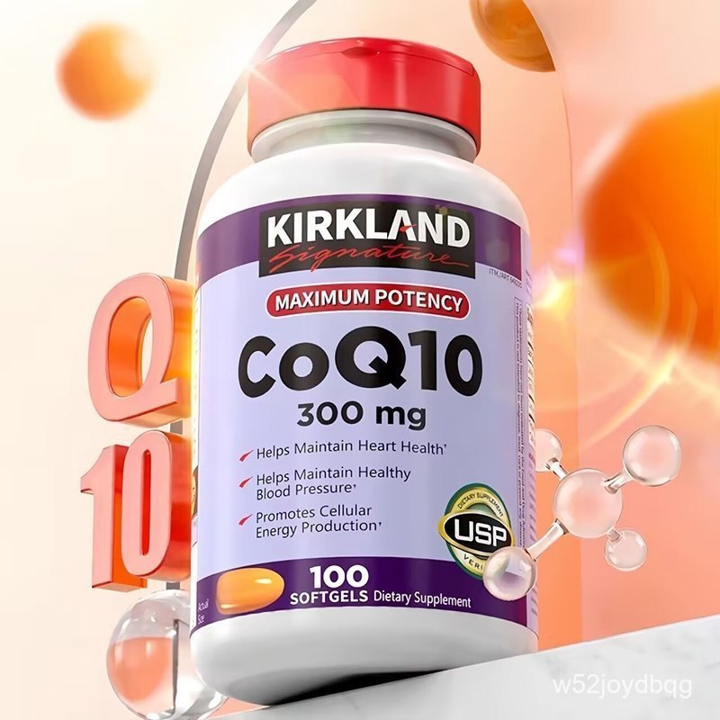 【Nhập khẩu chính hãng từ Mỹ】Viên uống hỗ trợ tim mạch CoQ10 300mg Kirkland 100 viên