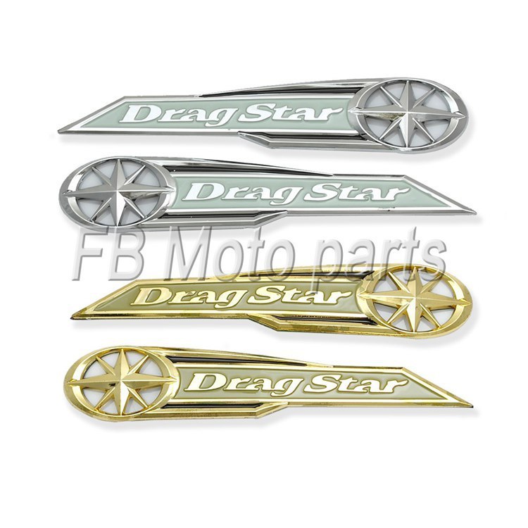 Thích hợp cho YAMAHA Fat Boy DS400 / 650 Racing Star 400 Bình Nhiên Liệu Decal Nhãn Dán Nhãn Logo Ba