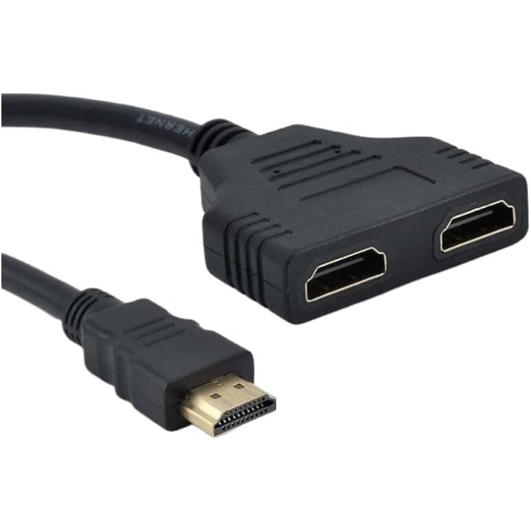 Liên kết Bộ chia tương thích HDMI 1 trong 2 ra, Cáp 4K cho màn hình kép Chỉ trùng lặp / Gương, Bộ ch