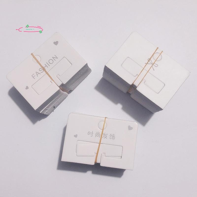 AdaChoi 50 Cái Kẹp Tóc Đơn Giản Paaging Thẻ Giấy Thời Trang Phụ Kiện Tóc Hiển Thị Thẻ Kẹp Tóc Tông K
