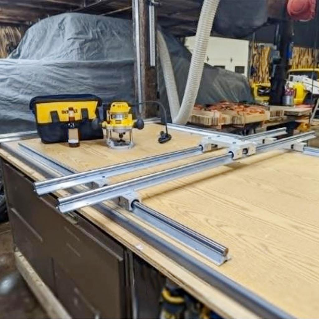 Đường ray trượt Độ cứng cao GCr15 C45 Chuyển động tuyến tính bằng thép carbon cho thiết bị