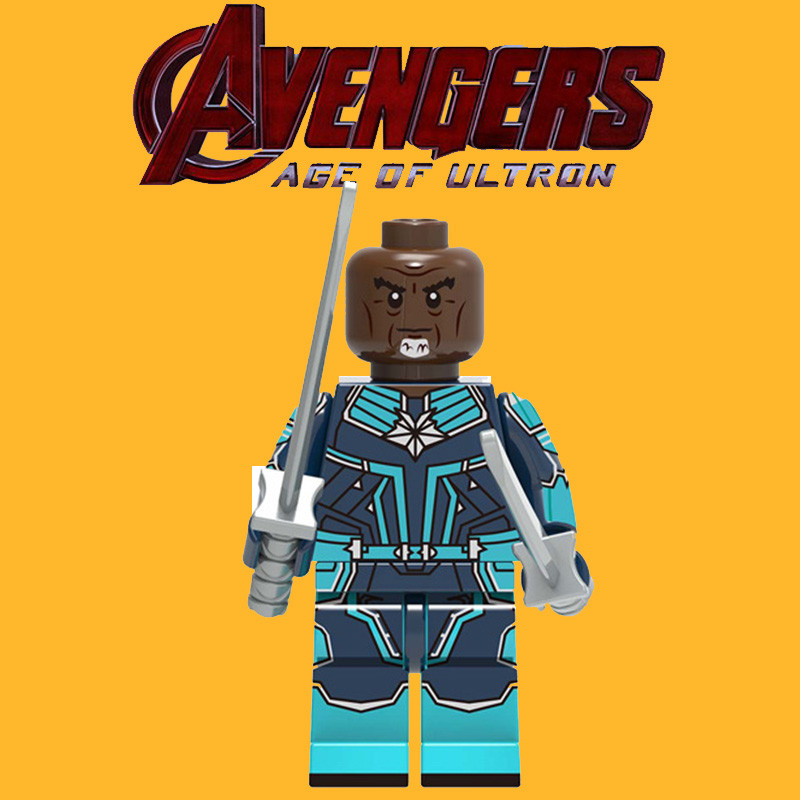 Khối xây dựng Captain Marvel Creman Elite Team Hunter Coras Minifigure Boy Đồ chơi trẻ em 1201