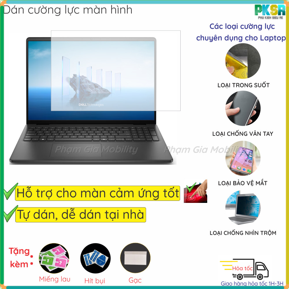 Dán màn hình cường lực cho Dell 16 15 14 Plus 2in1 DB04250 DC15250 DC15255 DC14250 16 15.6 14" nano 