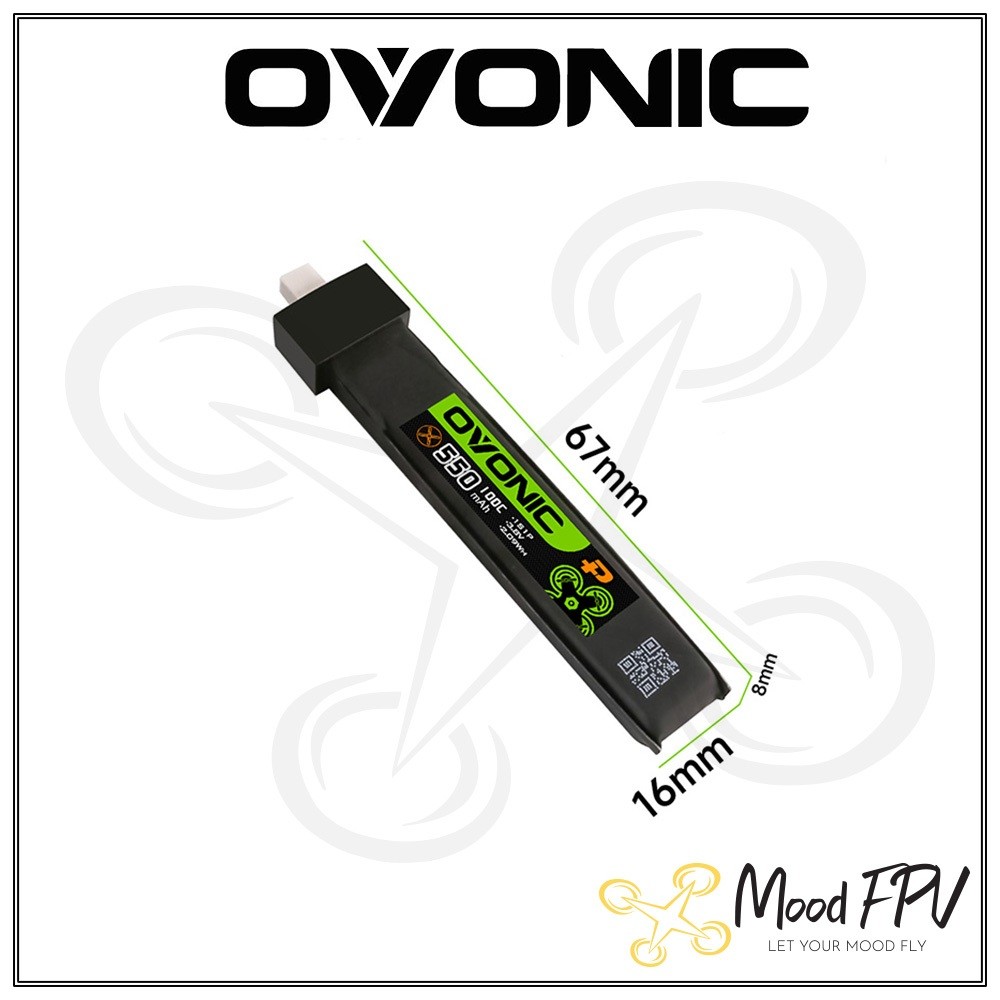 Ovonic 550mah 1S 100C BT2.0