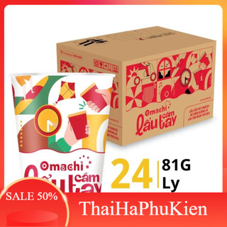 Thùng 24 Ly mì Omachi lẩu cầm tay các vị