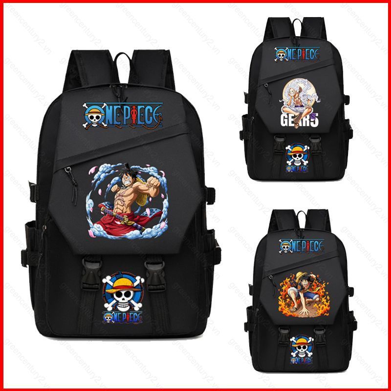 Ba Lô One Piece Luffy Cho Học Sinh Dung Tích Lớn In Nhẹ Đa Năng Hoạt Hình Anime Giải Trí Schoolbag