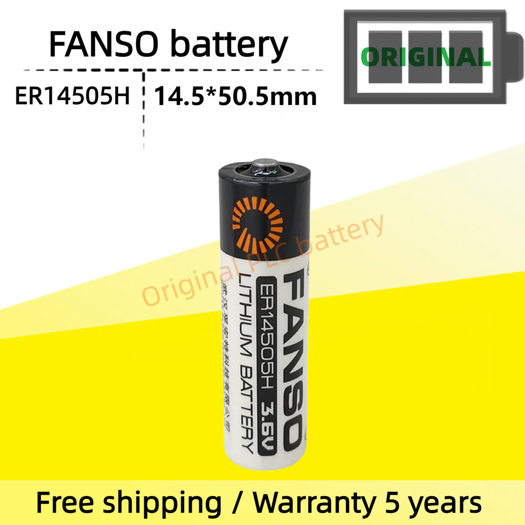FANSO ER14505H pin PLC Bộ mã hóa Servo CNC 3.6V AA Pin Lithium Lưu lượng kế LS14500 Mới Mới