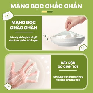Túi màng bọc thực phẩmTopGia treo tường dạng rút  an toàn, tiện lợi, có chun co dãn siêu dai