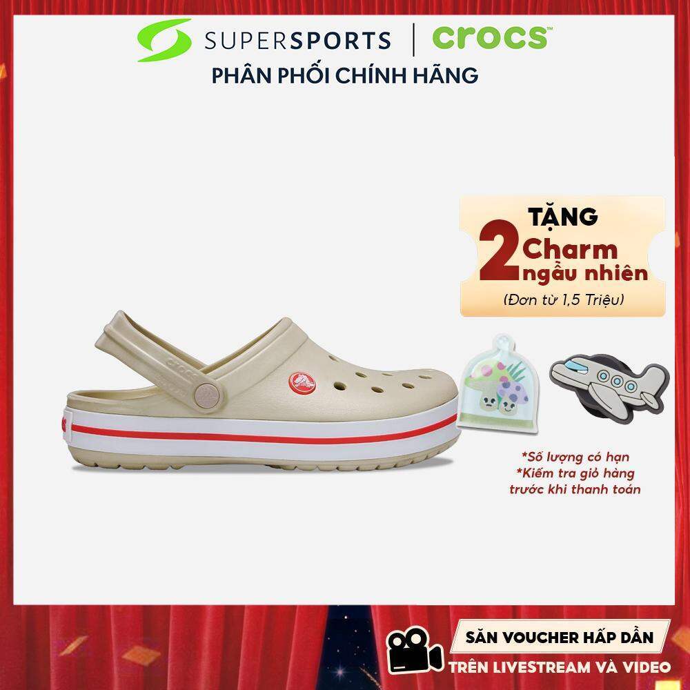 Giày Clog Unisex Crocs Crocband - Be - 11016-1AS ADS31 LS100