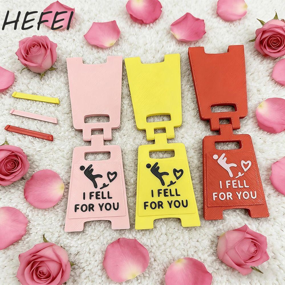 HEFEI Dấu hiệu lãng mạn, Trang trí máy tính để bàn Kích thước nhỏ Rơi vào tình yêu Bảng hiệu, Máy tí