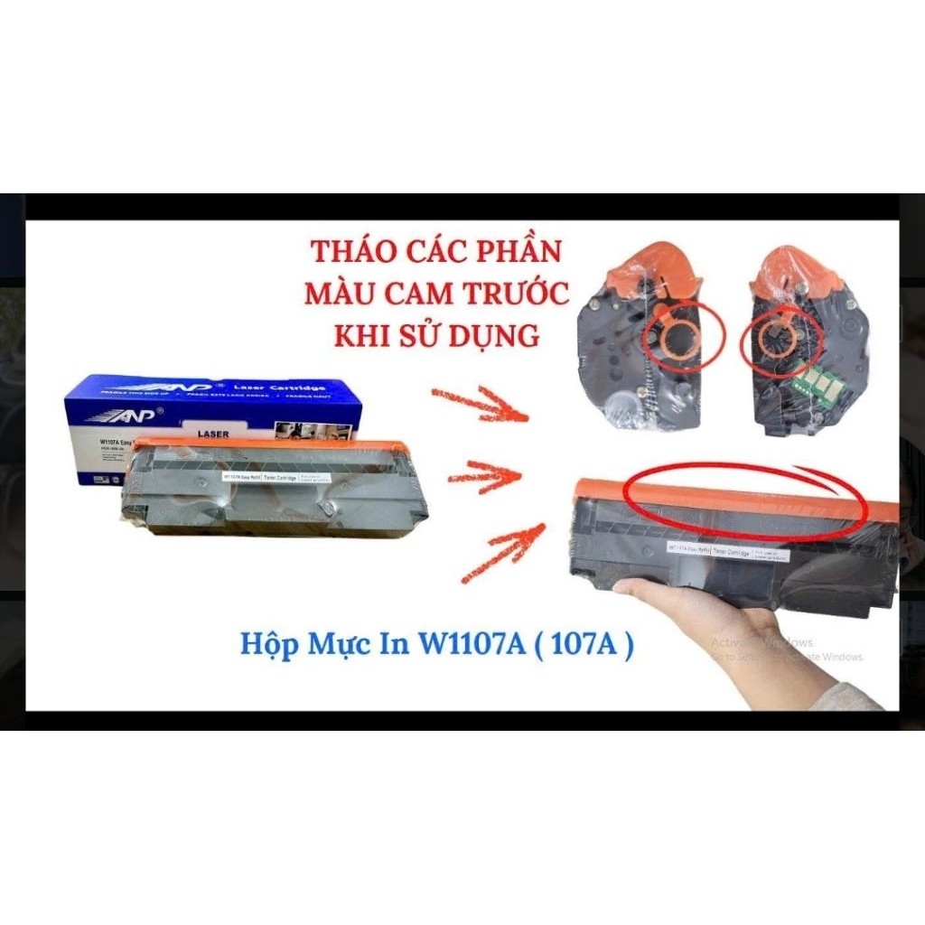 Hộp Mực In HP 107A / MFP 135A / 137FNW (W1107A).