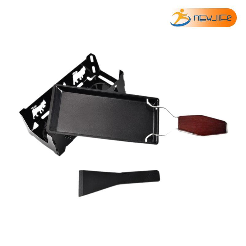 Nến Phô Mai Raclette BBQ Phô Mai Xoay Khay Nướng Bánh Cho Cắm Trại Tại Nhà