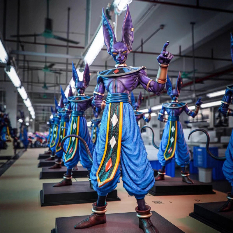 Dragon Ball Hình JT Thần Hủy Diệt Beerus Nửa Mét Cao Siêu Lớn Hình Anime Hình Mẫu Đồ Trang Trí [Phiê