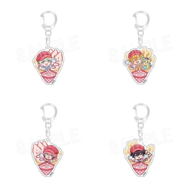 Móc khóa Acrylic Nijisanji Oriens Saiki Ittetsu Usami Rito Akagi Wen Hibachi Mana mẫu Marion Crepes 