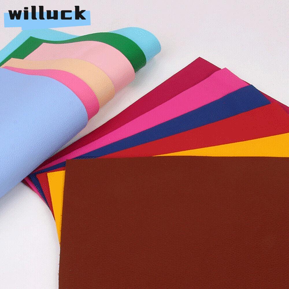 WILLUCK Da Bò Cứng, DIY 20 * 30CM Da Oxhide Thật, Tấm Vải Giày Găng Tay Vải