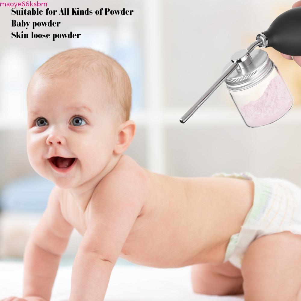 ZORVEX Hair Salon Powder Spray Bottle, Talcum Hair Building Powder Blower Puffer, Nozzle Pump Tool H