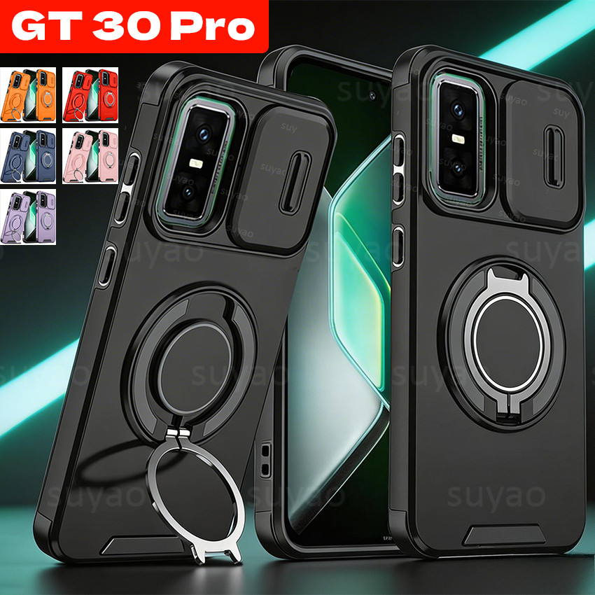 Dành Cho infinix GT 30 Pro GT30 30Pro 2026 Ốp lưng Giáp Nhẫn Giá Đỡ Vỏ Bảo Vệ Ống Kính Từ Tính GT30P