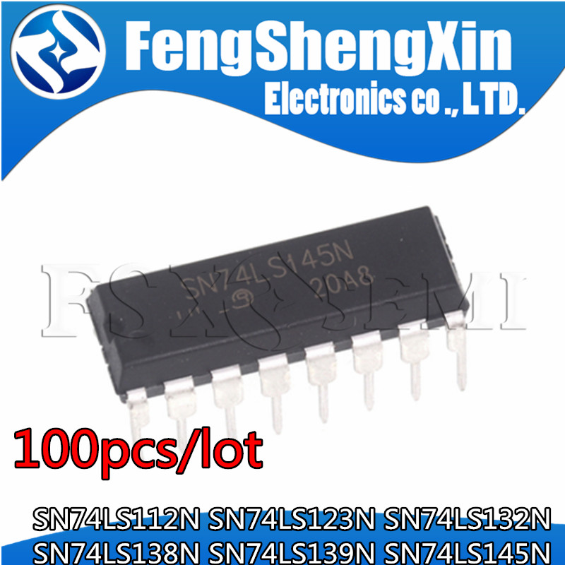 100 SN74LS138N DIP-16 74LS138 DIP HD74LS138P SN74LS112N SN74LS123N SN74LS132N SN74LS139N SN74LS145N 