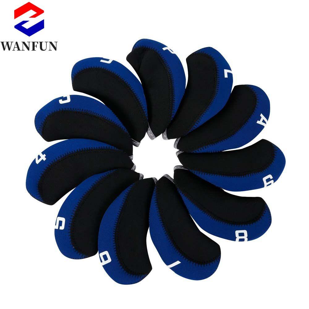 RADIANTEDGE Spider Head Cover Iron Wedge Protector 11 Chiếc Thiết Bị Tập Golf 4-9, P, S, A, L Golf I