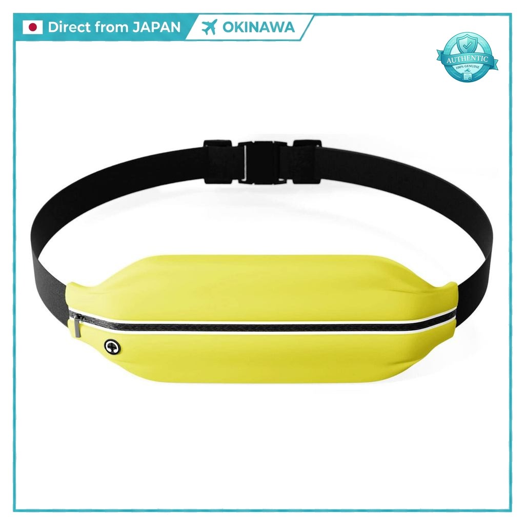 "Lightweight Running Belt Bag - Adjustable, Large Capacity, No-Sway Design, Smartphone Holder for Jo