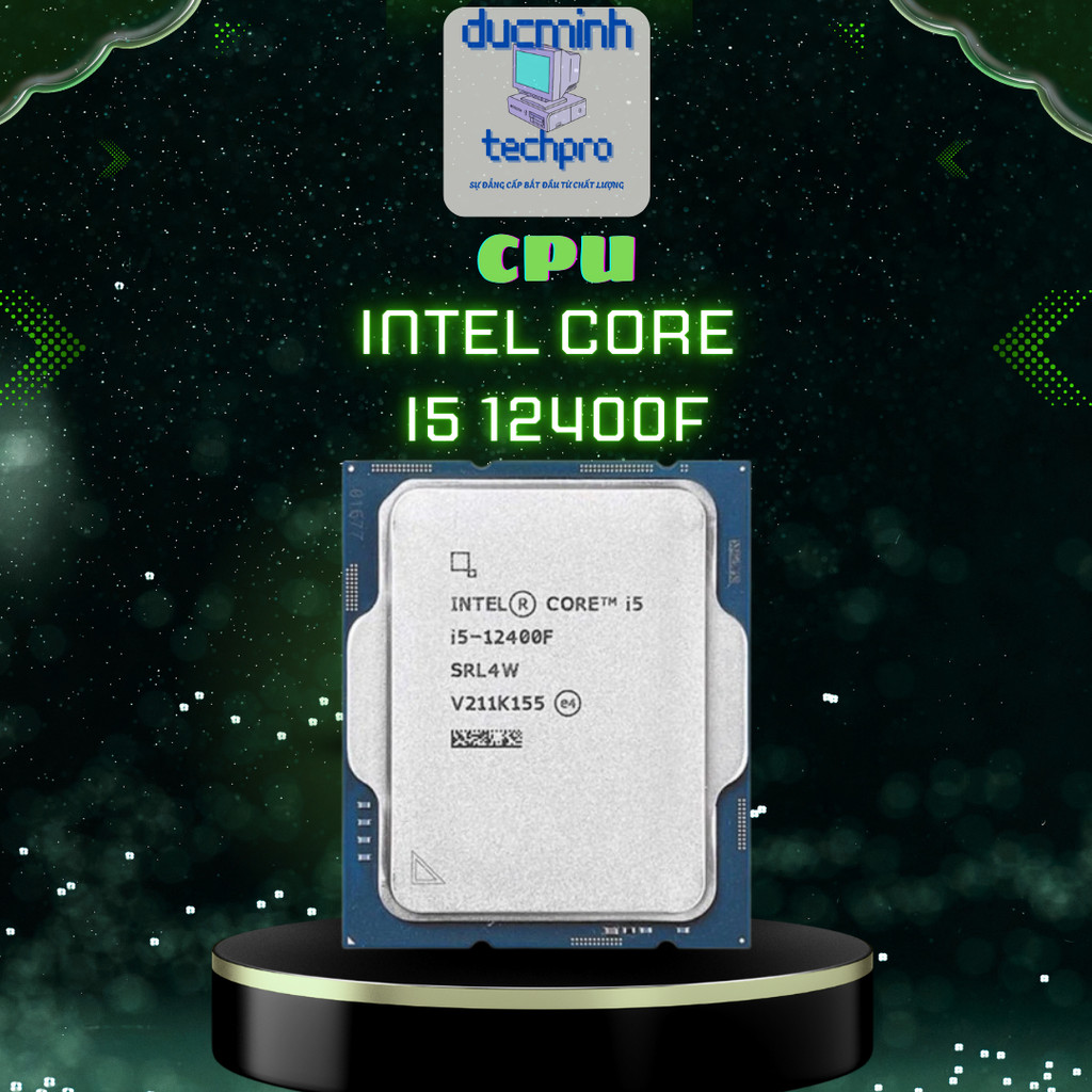 CPU Intel Core i3 / i5 10400F → 14400F | Tray New Không Fan | Hiệu Năng Gaming & Đa Nhiệm |