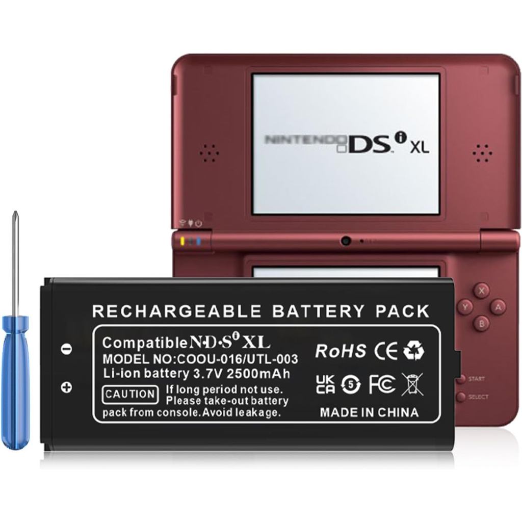 Pin UTL-003, (Phiên bản mới 2025) Thay thế pin Li-ion dung lượng cực cao 2500mAh cho Nintendo DSi XL