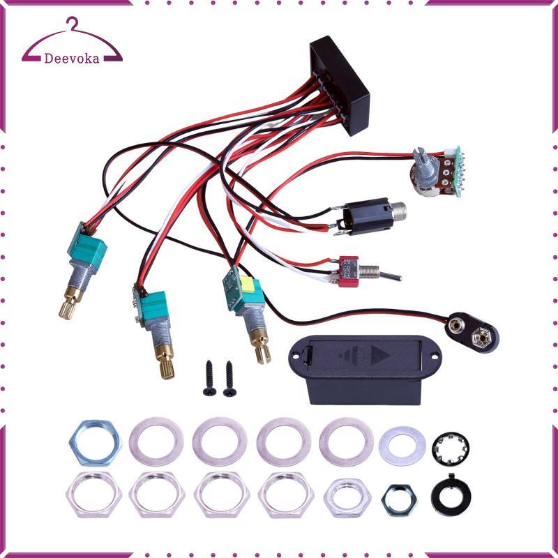 Bass điện Preamp Guitar Active Pickup cho Bass Pickup Bass Guitar Phần