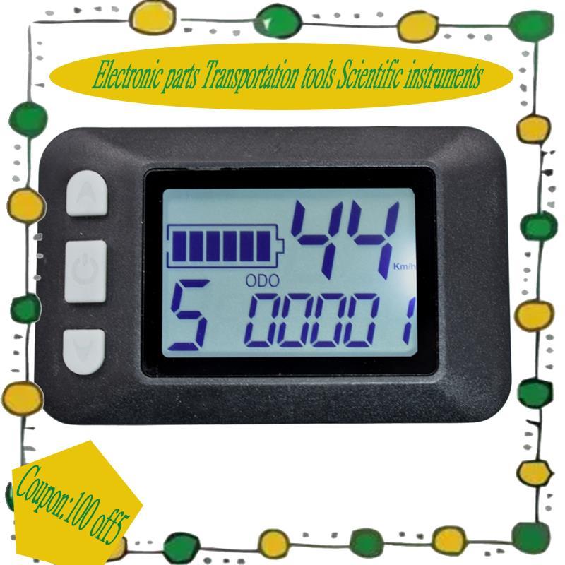 [tousandeoe4] Màn hình LCD P9 Màn hình LCD Bảng điều khiển Màn hình LCD 24V 36V 48V 60V Đồng hồ đo x