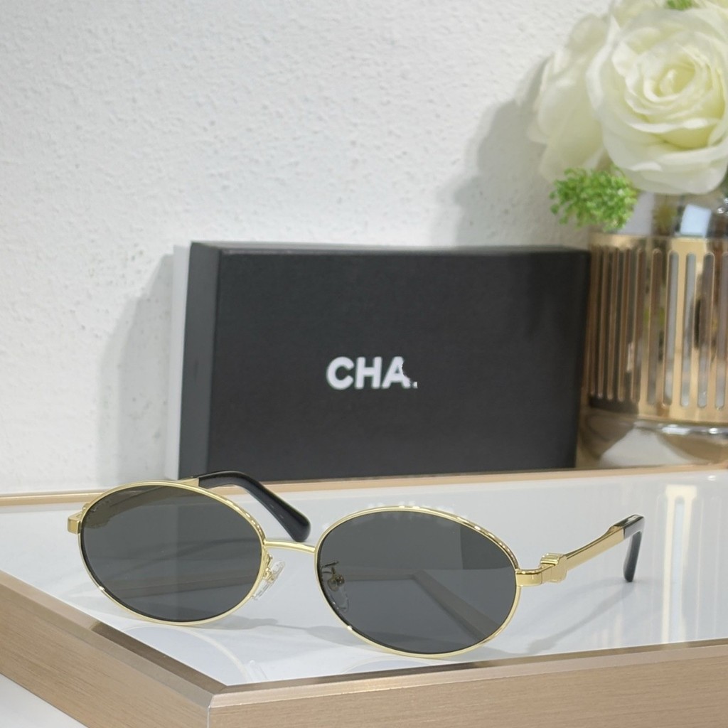 CH New Luxury INS Round Frame Fashion Sunglasses Party Photo Sunglasses CH3111S